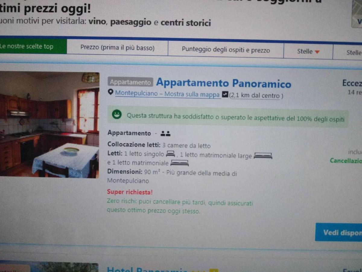Appartamento Panoramico Montepulciano Stazione المظهر الخارجي الصورة